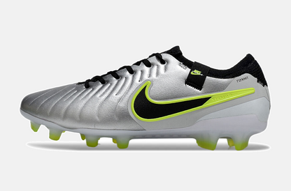 Nike Tiempo Legend 10 Elite FG - Prata e verde - imagem 6