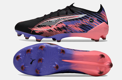 Puma Ultra 5 FG - Preto, Rosa e Roxo - detalhe