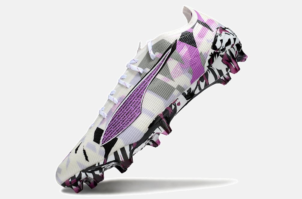 Puma Ultra 5 Ultimate FG - Branca e Roxa - imagem 5