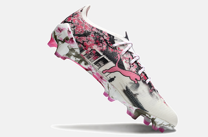 Puma Ultra 5 Ultimate FG - Branca, Preta e Rosa - imagem 6