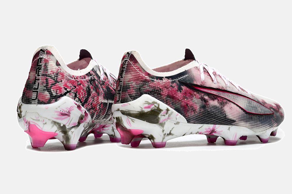 Puma Ultra 5 Ultimate FG - Branca, Preta e Rosa - imagem 7