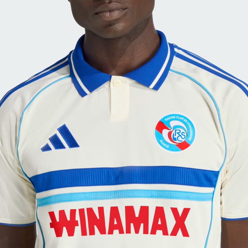Camisa adidas RC Strasbourg 2025/26 I — imagem 5