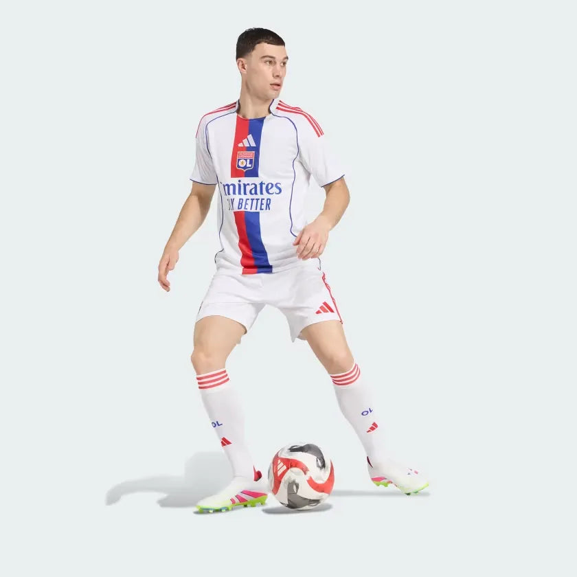 Camisa adidas Olympique Lyonnais 2025/26 I — imagem 3
