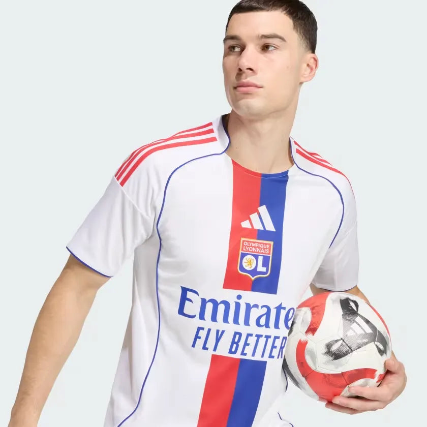 Camisa adidas Olympique Lyonnais 2025/26 I — imagem 5