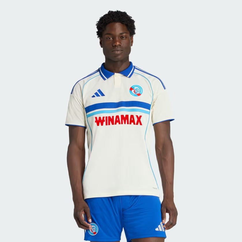 Camisa adidas RC Strasbourg 2025/26 I — imagem 3