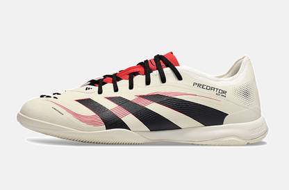 Tênis Futsal Adidas Predator Elite Fold-Over Tongue IC - Begê, Preta e Vermelha - imagem 4