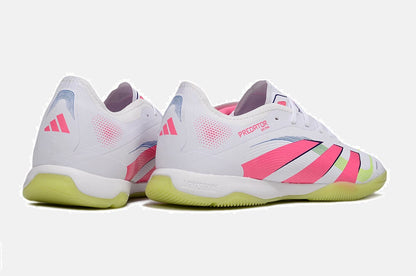 Tênis Futsal Adidas Predator Elite Fold-Over Tongue IC - Branca, Verde, Rosa e Roxa - imagem 7