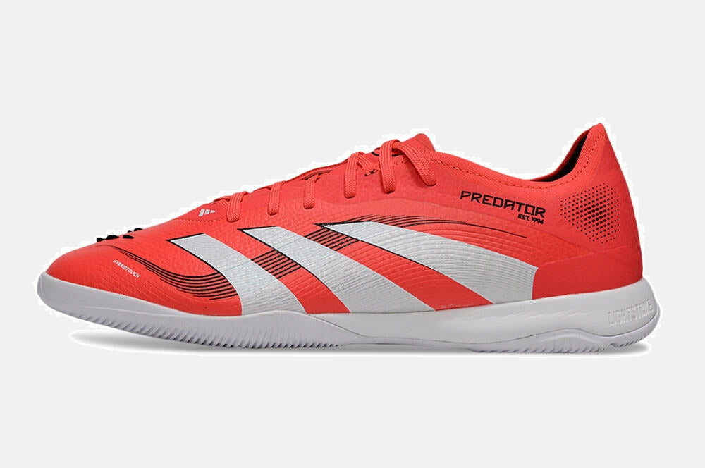 Tênis Futsal Adidas Predator Elite Fold-Over Tongue IC - Laranja e Branca - imagem 4