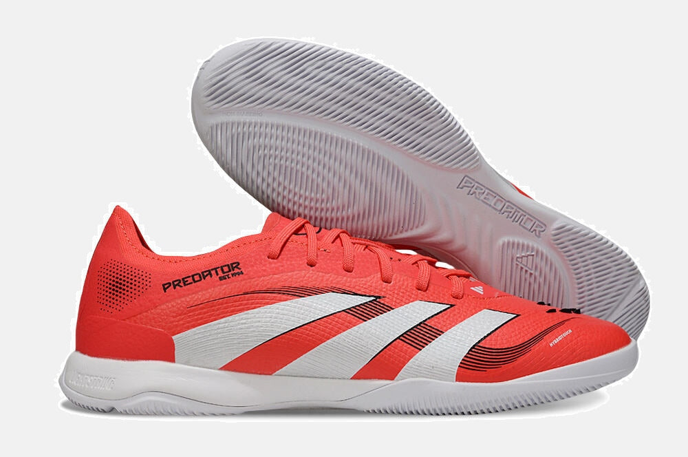 Tênis Futsal Adidas Predator Elite Fold-Over Tongue IC - Laranja e Branca - imagem 8
