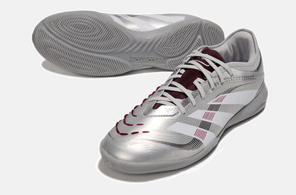 Tênis Futsal Adidas Predator Elite Fold-Over Tongue IC - Prata - detalhe