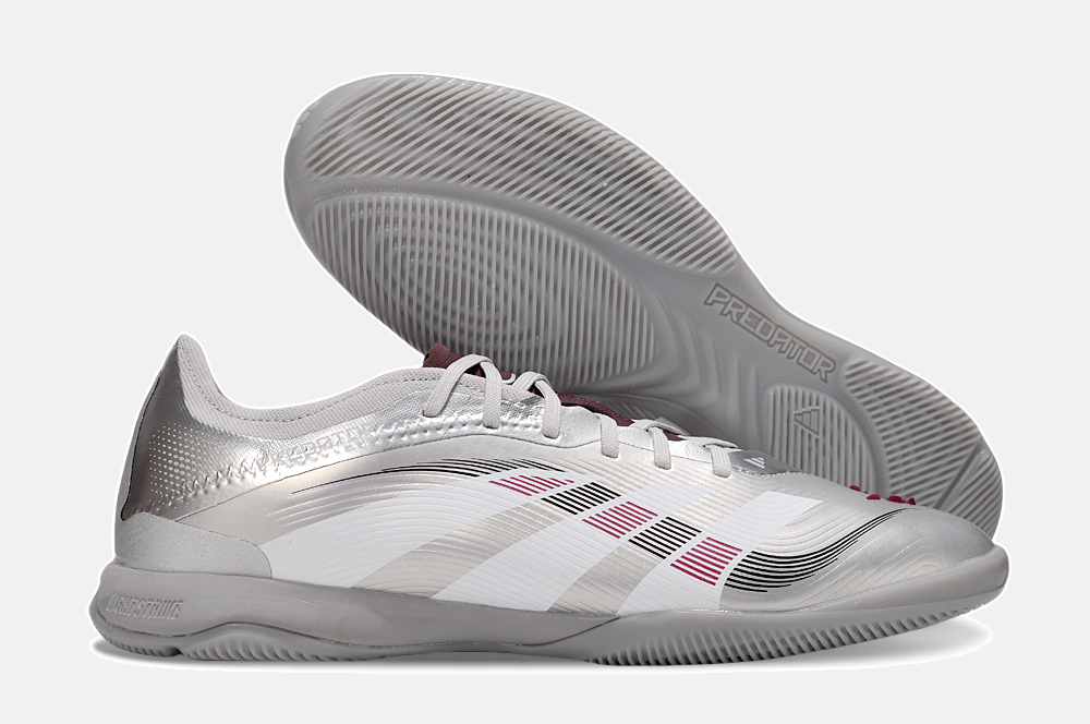Tênis Futsal Adidas Predator Elite Fold-Over Tongue IC - Prata - imagem 8