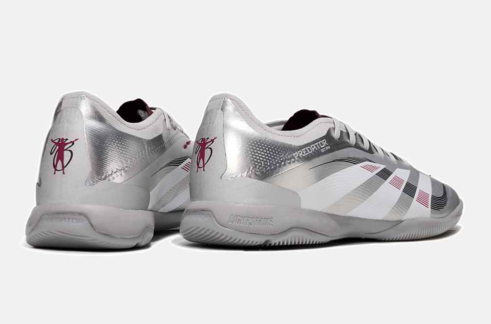 Tênis Futsal Adidas Predator Elite Fold-Over Tongue IC - Prata - imagem 7