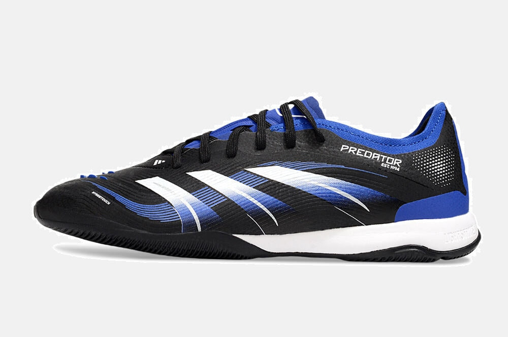 Tênis Futsal Adidas Predator Elite Fold-Over Tongue IC - Preta, Azul e Branca - imagem 4