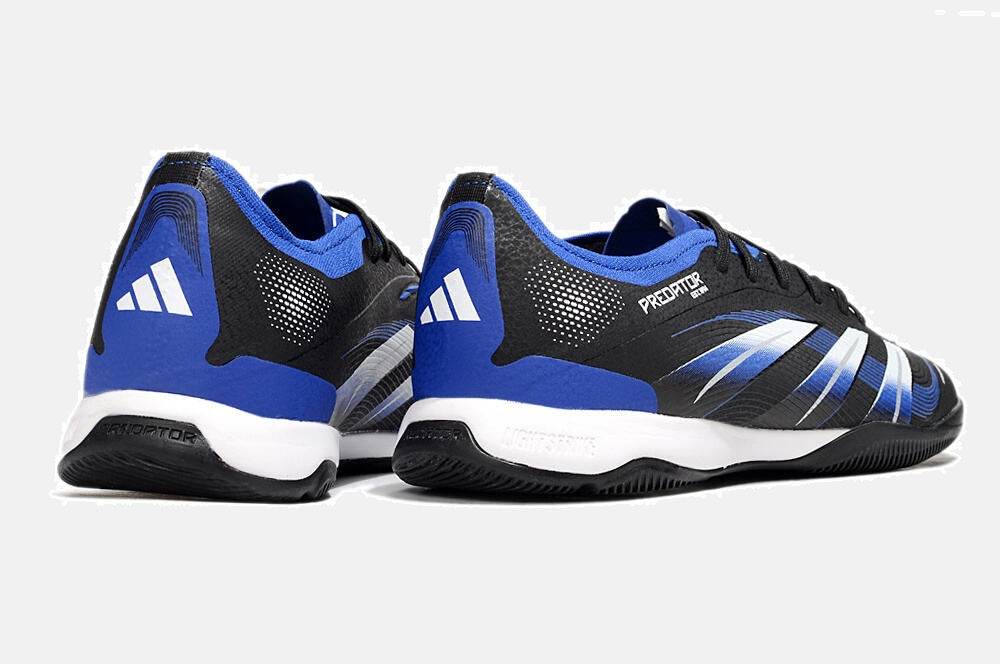 Tênis Futsal Adidas Predator Elite Fold-Over Tongue IC - Preta, Azul e Branca - imagem 7