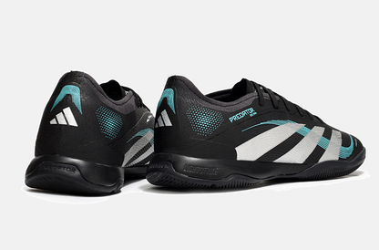 Tênis Futsal Adidas Predator Elite Fold-Over Tongue IC - Preta, Branca e Azul - imagem 7