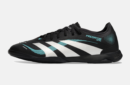 Tênis Futsal Adidas Predator Elite Fold-Over Tongue IC - Preta, Branca e Azul - imagem 4