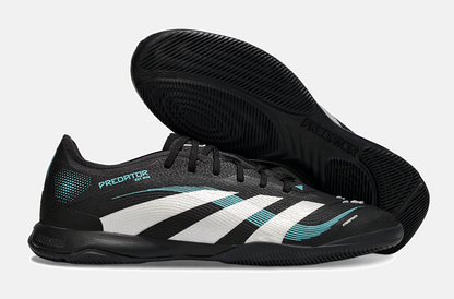 Tênis Futsal Adidas Predator Elite Fold-Over Tongue IC - Preta, Branca e Azul - imagem 8
