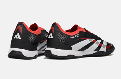 Tênis Futsal Adidas Predator Elite Fold-Over Tongue IC - Preta, Branca e Laranja - imagem 7