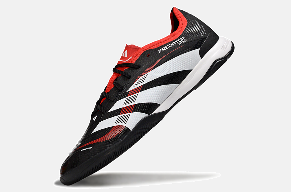 Tênis Futsal Adidas Predator Elite Fold-Over Tongue IC - Preta, Branca e Laranja - imagem 5