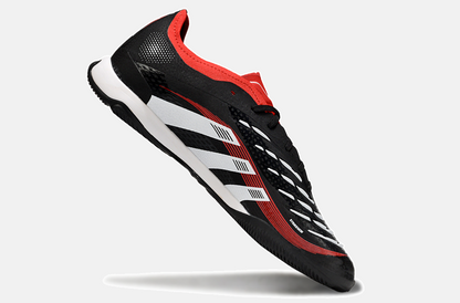 Tênis Futsal Adidas Predator Elite Fold-Over Tongue IC - Preta, Branca e Laranja - imagem 6
