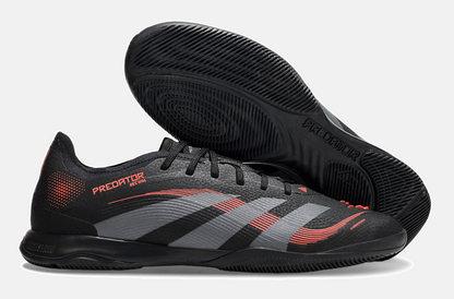 Tênis Futsal Adidas Predator Elite Fold-Over Tongue IC - Preta, Cinza e Vermelha - imagem 8