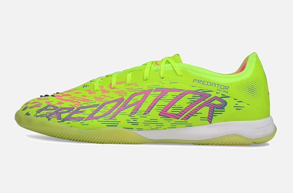 Tênis Futsal Adidas Predator Elite Fold-Over Tongue IC - Verde, Rosa e Roxa - imagem 4
