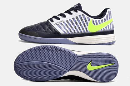 Tênis Futsal Nike Lunar Gato IC - Azul, Branca e Verde - vista traseira