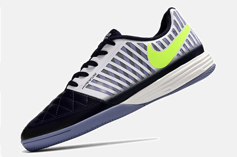 Tênis Futsal Nike Lunar Gato IC - Azul, Branca e Verde - imagem 5