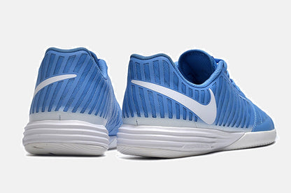 Tênis Futsal Nike Lunar Gato IC - Azul e Branca - imagem 7