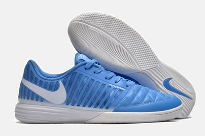 Tênis Futsal Nike Lunar Gato IC - Azul e Branca - imagem 8