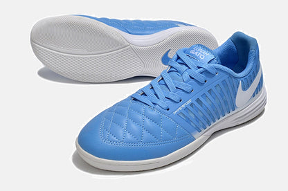 Tênis Futsal Nike Lunar Gato IC - Azul e Branca - detalhe