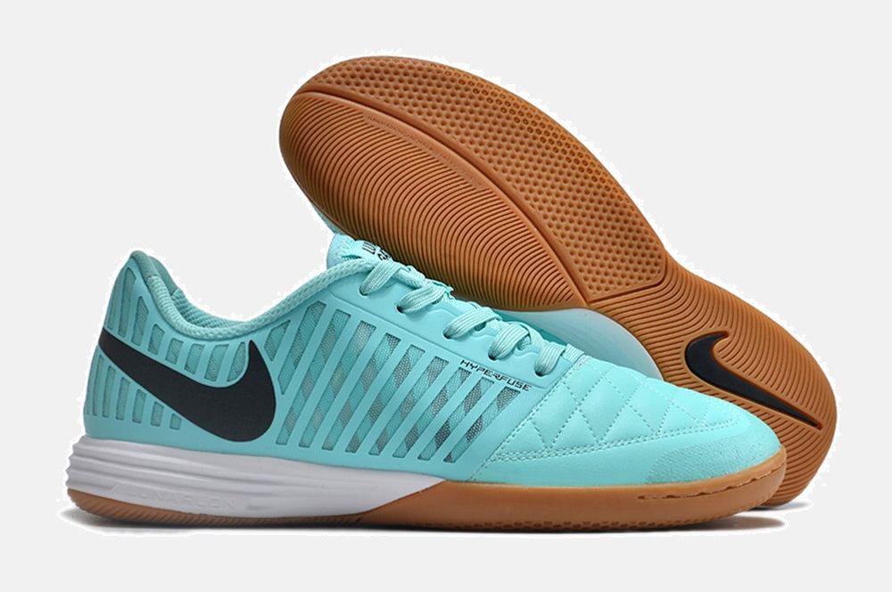 Tênis Futsal Nike Lunar Gato IC - Azul e Preta - imagem 8