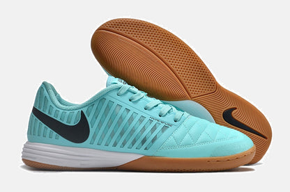 Tênis Futsal Nike Lunar Gato IC - Azul e Preta - imagem 8