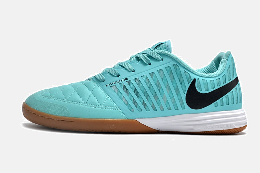 Tênis Futsal Nike Lunar Gato IC - Azul e Preta - imagem 4