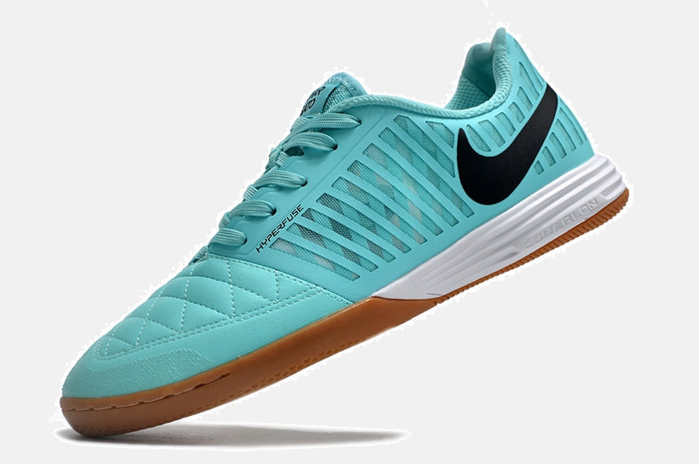 Tênis Futsal Nike Lunar Gato IC - Azul e Preta - imagem 5