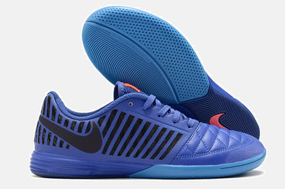 Tênis Futsal Nike Lunar Gato IC - Azul Escuro e Preta - imagem 8