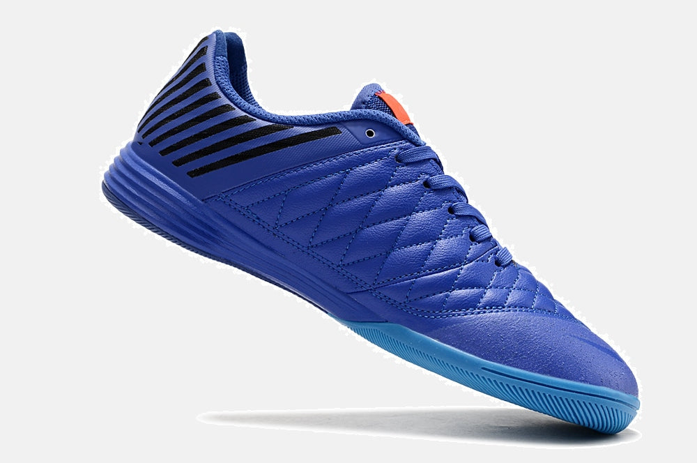 Tênis Futsal Nike Lunar Gato IC - Azul Escuro e Preta - imagem 6
