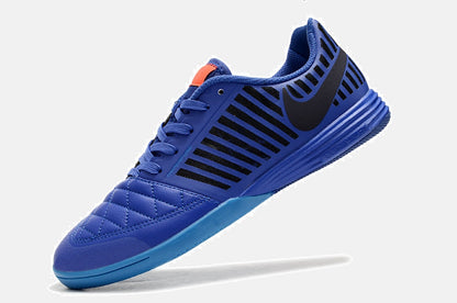 Tênis Futsal Nike Lunar Gato IC - Azul Escuro e Preta - imagem 5