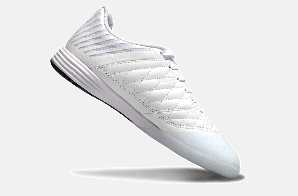 Tênis Futsal Nike Lunar Gato IC - Branca e Prata - imagem 6