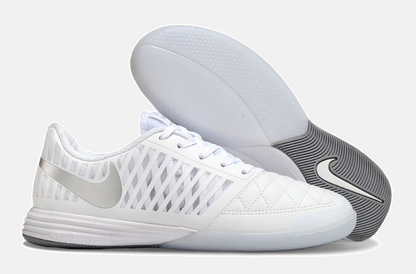 Tênis Futsal Nike Lunar Gato IC - Branca e Prata - imagem 8