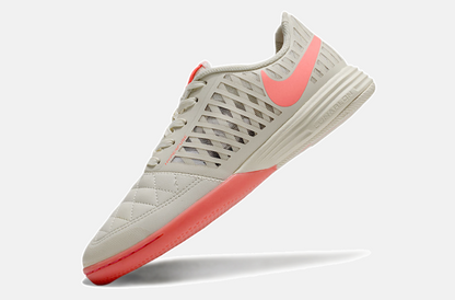 Tênis Futsal Nike Lunar Gato IC - Branca e Rosa - imagem 5