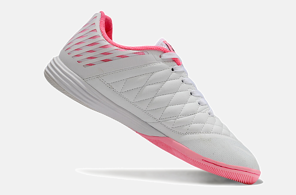 Tênis Futsal Nike Lunar Gato IC - Branco e Rosa - imagem 6