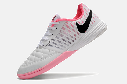 Tênis Futsal Nike Lunar Gato IC - Branco e Rosa - imagem 5