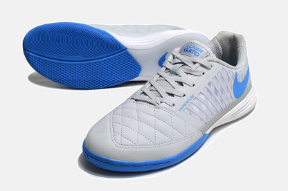 Tênis Futsal Nike Lunar Gato IC - Cinza e Azul - detalhe