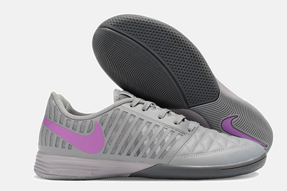 Tênis Futsal Nike Lunar Gato IC - Cinza e Roxa - imagem 8