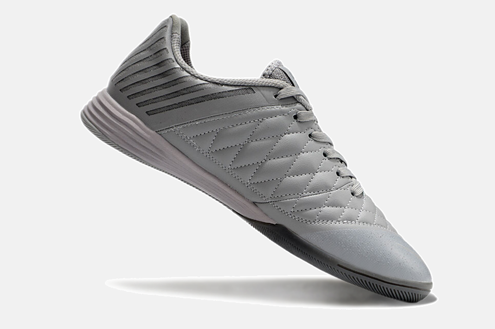 Tênis Futsal Nike Lunar Gato IC - Cinza e Roxa - imagem 6