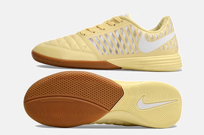 Tênis Futsal Nike Lunar Gato IC - Creme - vista traseira