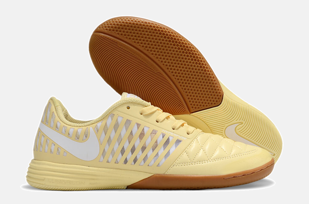 Tênis Futsal Nike Lunar Gato IC - Creme - imagem 8