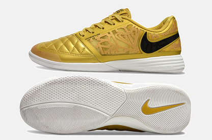 Tênis Futsal Nike Lunar Gato IC - Dourada - vista traseira