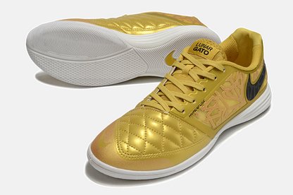 Tênis Futsal Nike Lunar Gato IC - Dourada - detalhe
